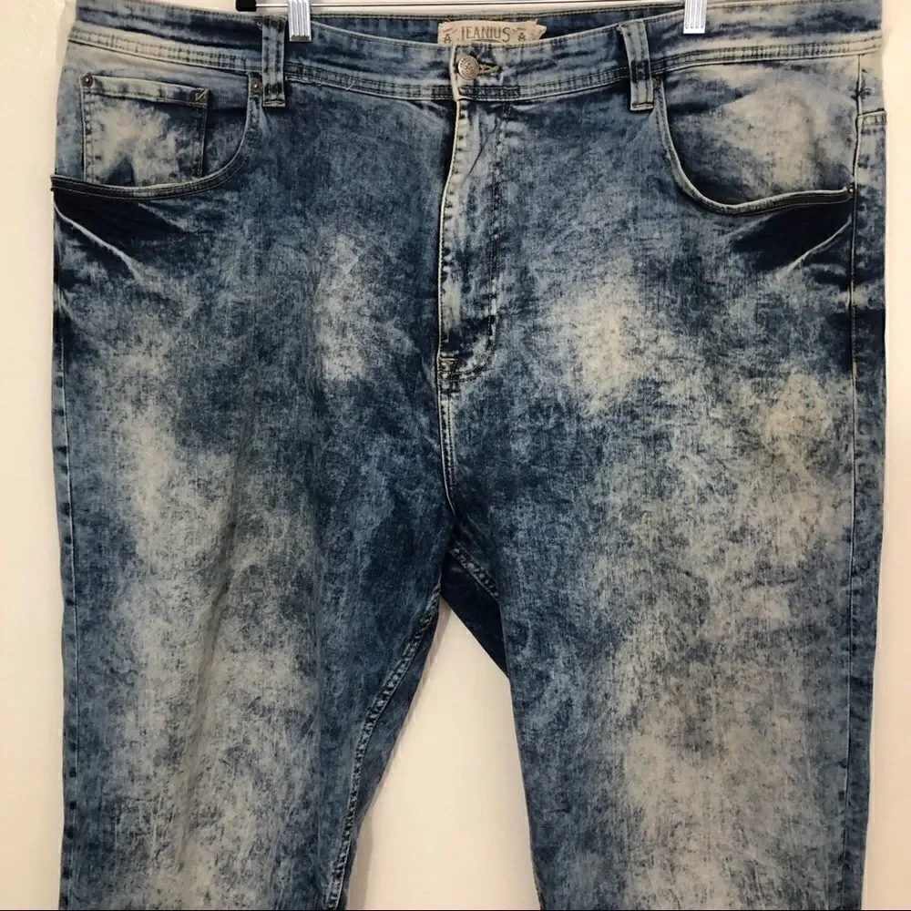 Jeanius Stone Washed Size 50 by 32 Jeans!
